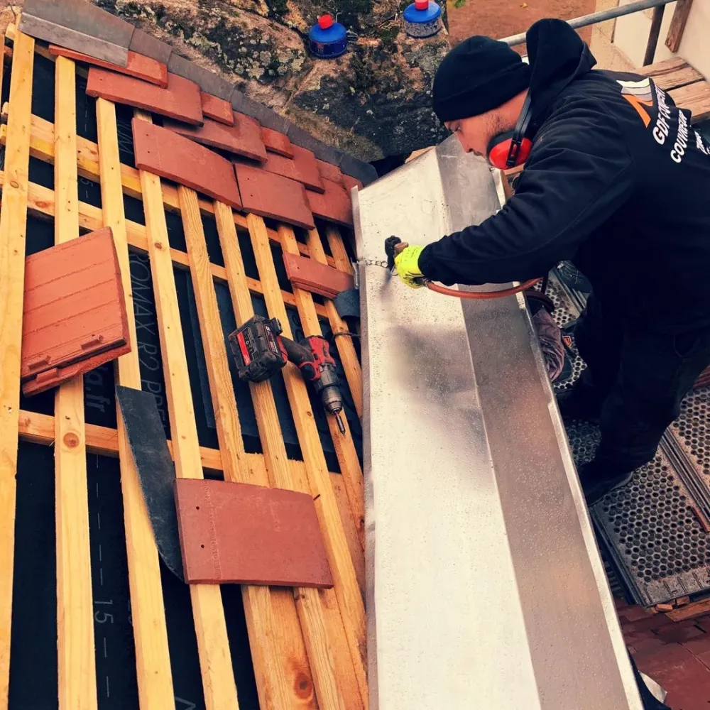 travaux zinguerie st victor avec gdf couverture